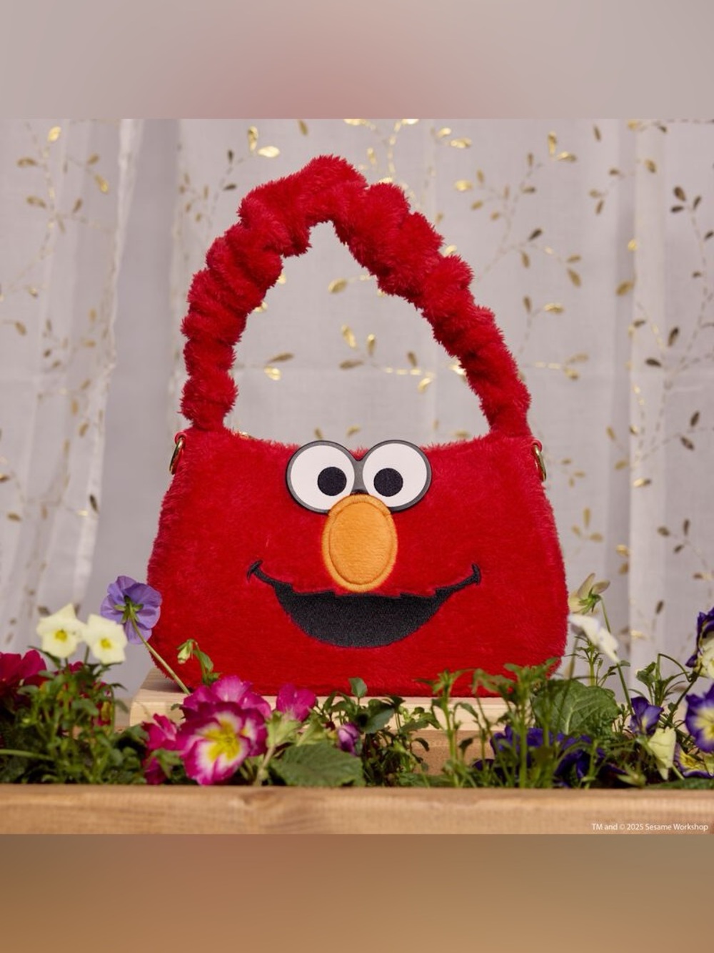 🌴Loungefly Sesame Street Elmo Plush Cosplay Crossbody Purse